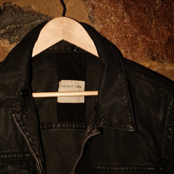 Helmut Lang Waxed Denim Jacket M - Picture 3 of 5